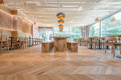 Fischgrät Eiche Restaurant Not Guilty Zürich