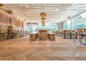 Parquet en chevrons chêne Cortello 600 x 90 x 11 mm