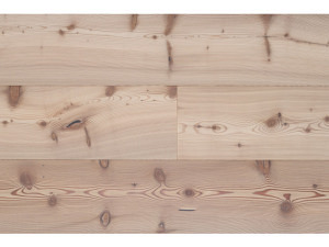 Parquet Plank Larch Rustic, brushed and lye-treated, oiled white